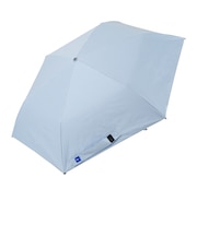 ゼロアンド（-0＆）×ラディクール（RADICOOL）　晴雨兼用折りたたみ傘　軽量　55cm　サックス