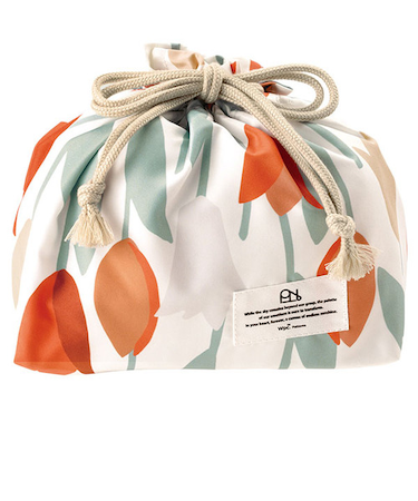 ダブリュピーシー（Wpc.）　ランチ巾着　チューリップレッド