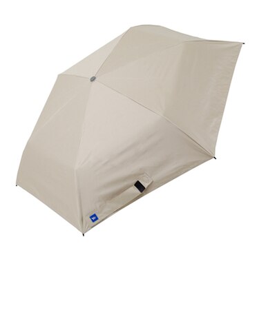 ゼロアンド（-0＆）×ラディクール（RADICOOL）　晴雨兼用折りたたみ傘　自動開閉　55cm　ベージュ