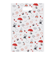 インディゴ　デイリーバッグ　M　クラウド　レッド　MP624　7枚入