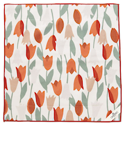 ダブリュピーシー（Wpc.）　保冷保温くっつくろす　ブルーミングチューリップレッド