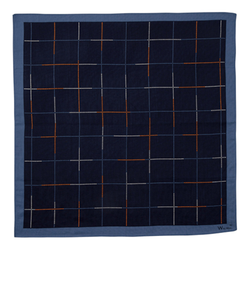 ダブリュピーシー（Wpc.）　大判ハンカチ　ユニセックス　カラードットチェック