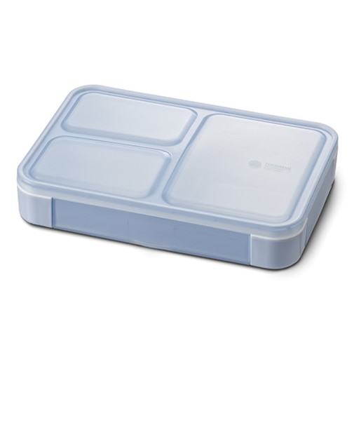 ハンズ限定　シービージャパン（CB　JAPAN）　薄型弁当箱　抗菌フードマン600mL　アクアブルー