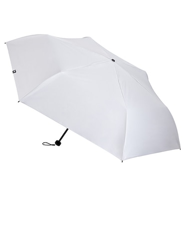 モズ（moz）×ハンズ　一級遮光　折りたたみ日傘　55cm　ワッペンホワイト