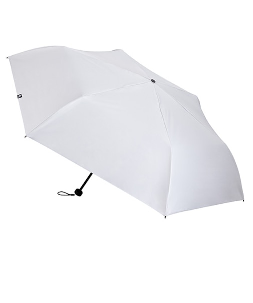 モズ（moz）×ハンズ　一級遮光　折りたたみ日傘　55cm　ワッペンホワイト