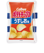 スケーター（Skater）　ベルト付き保冷剤　CLBB1　ポテトチップスうすしお味