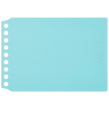 マルマン（maruman）　くるっとリング（KURUTTO　RING）　シンプル表紙　ミニサイズ　FMR9PA－52　クリアブルー