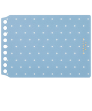 マルマン（maruman）　くるっとリング（KURUTTO　RING）　ドット表紙　ミニサイズ　FMR9PD－41　ブルーグレー