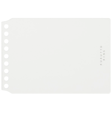 マルマン（maruman）　くるっとリング（KURUTTO　RING）　シンプル表紙　ミニサイズ　FMR9PA－98　クリア