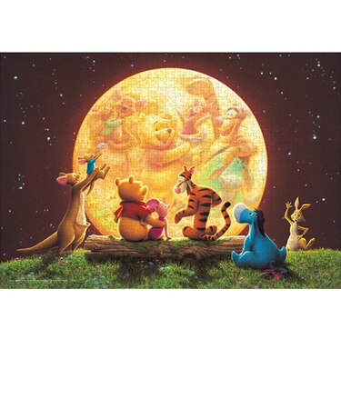 テンヨー　ジグソーパズル〈光る〉　「ムーンライト　パーティー（くまのプーさん）」　300ピース