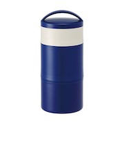 スケーター（Skater）　保冷麺ランチボックス　3段　890mL　ブルー　LRTM8