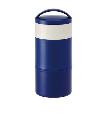 スケーター（Skater）　保冷麺ランチボックス　3段　890mL　ブルー　LRTM8