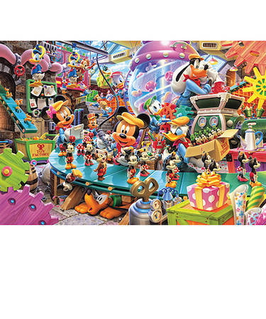 テンヨー　ジグソーパズル　「ミッキーのトイファクトリー」　300ピース