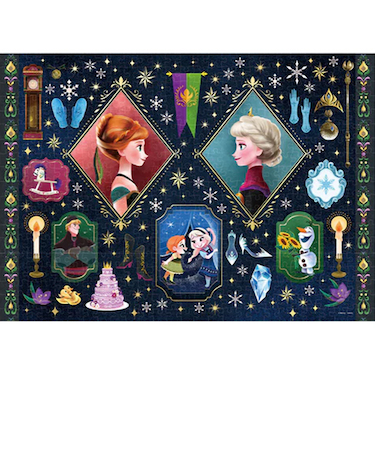 テンヨー　ジグソーパズル〈ギルディングスタイル〉「大切な思い出（アナと雪の女王）」　500ピース