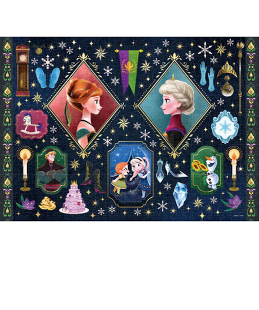 テンヨー　ジグソーパズル〈ギルディングスタイル〉「大切な思い出（アナと雪の女王）」　500ピース