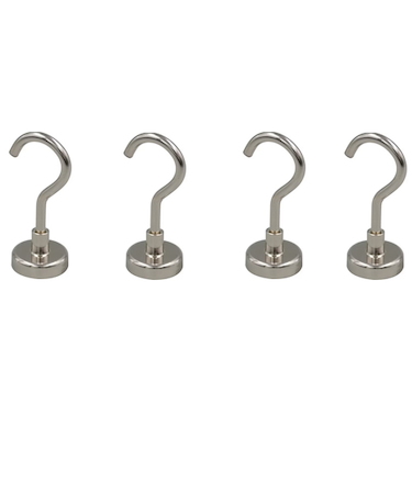 ファイン　強力ネオジムマグネットフック　4個入