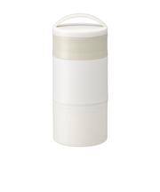 スケーター（Skater）　保冷麺ランチボックス　3段　890mL　ホワイト　LRTM8