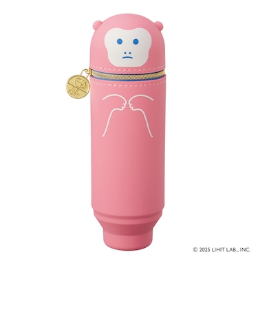 リヒトラブ（LIHIT　LAB.）　喫茶プニラボ　スタンドペンケース　A-8812　モカ