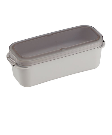 スケーター（Skater）　楽洗2段ランチボックス　800mL　サンドホワイト　PALB8