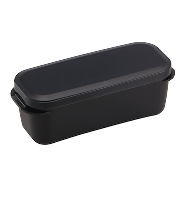 スケーター（Skater）　楽洗2段ランチボックス　800mL　コールブラック　PALB8