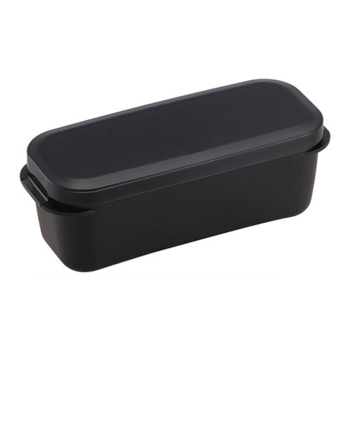 スケーター（Skater）　楽洗2段ランチボックス　800mL　コールブラック　PALB8