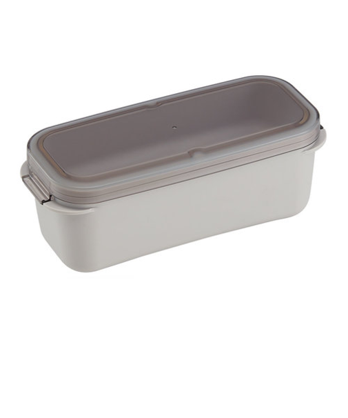 スケーター（Skater）　楽洗2段ランチボックス　930mL　サンドホワイト　PALB10