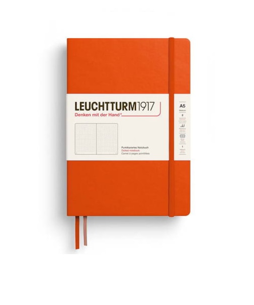 ロイヒトトゥルム1917（LEUCHTTURM1917）　ミディアム　A5　ドット　373982　パンプキン