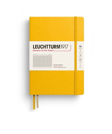 ロイヒトトゥルム1917（LEUCHTTURM1917）　A5　方眼　373988　サンフラワー