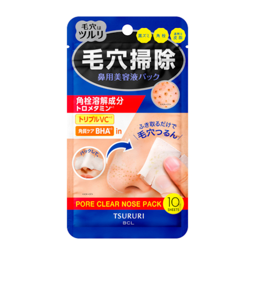 ツルリ（TSURURI）　角栓溶解ノーズパック　10枚入