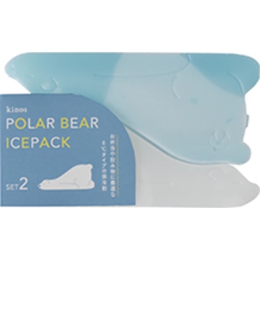 現代百貨　kinos　アイスパック　ポーラベア　BLUE　2個入
