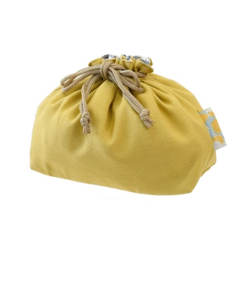 サブヒロモリ　うららか　ランチ巾着　イエロー