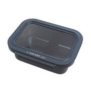 サブヒロモリ　ポワブル　ステンレス4点ロックコンテナ　L　1200mL　ネイビー