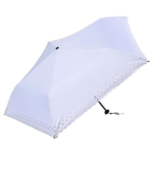 カリス（CHARIS）　晴雨兼用折りたたみ日傘　UV　GUARD　LIGHT　521006　パープル