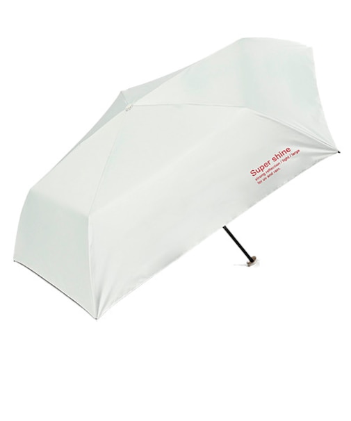 カリス（CHARIS）　晴雨兼用折りたたみ日傘　Supershine　525001　アイボリー