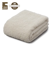 ハンズオリジナル　Hand　Marks　糸からこだわったお肌と髪がよろこぶタオル　バスタオル　ベージュ