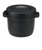 スケーター（Skater）　電子レンジ専用スチームごはんメーカー　1合用　MWMR1N　ブラック