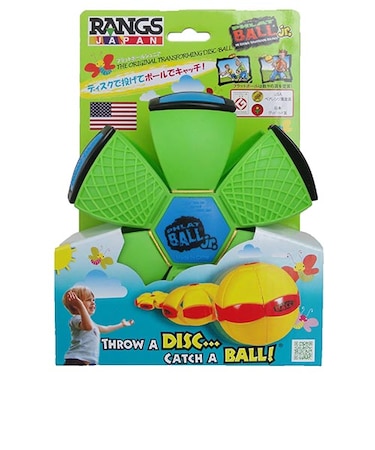 ラングスジャパン　フラットボールJr　ネオングリーン