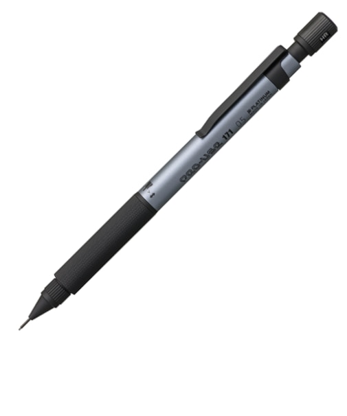 プラチナ万年筆（PLATINUM）　プロユース171　0.5mm　MSDA－3500B＃9　シルバー　【数量限定】