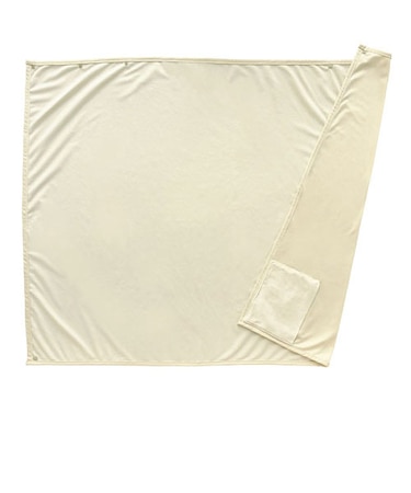 ゴーウェル（GOWELL）　持ち運べるリバーシブルブランケット　GW-3139　ベージュ