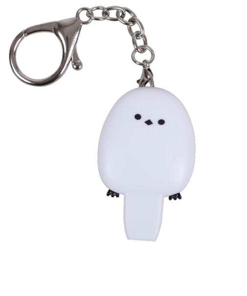 ソナエノ（SONAENO）　防災シマエナガホイッスル　ホワイト