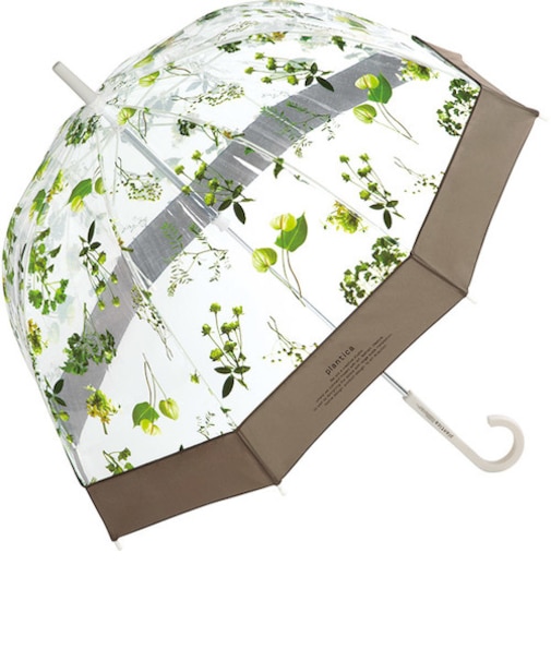 プランティカ×ダブリュピーシー（plantica×Wpc.）　フラワーアンブレラ　プラスティック　PLV－012　ブラウン