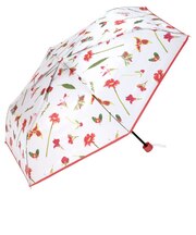 プランティカ×ダブリュピーシー（plantica×Wpc.）　フラワーアンブレラプラスティック　ミニ　PLV001－017－002　レッド