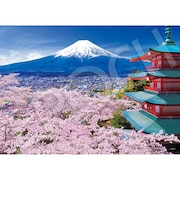 エポック社　春風富士と五重塔（山梨）　06-303s　500ピース