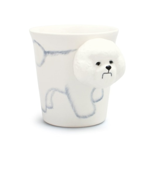 ミーラープセラミック（MEELARP　CERAMIC）　アニマルマグ　ビションフリーゼ