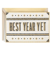 ホールマーク（Hallmark）　誕生お祝い　シグニチャー　821241　Birthday　Card　BEST　YEAR　YET