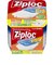 ジップロック（Ziploc）　ごはん保存容器　一膳用　薄型　290mL　5個入