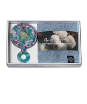 今治タオル　オーガニックコットン　シープハンカチ　ミラー　CA－ISMHB－B