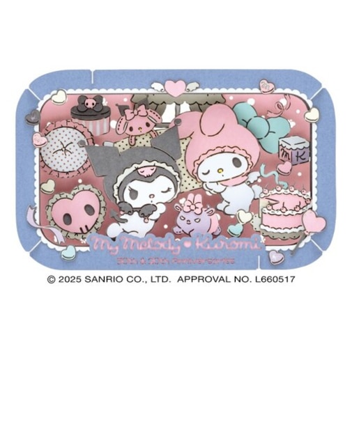 エンスカイ　ペーパーシアター　PT-L95　サンリオキャラクターズ　マイメロディ＆クロミ