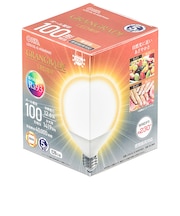 オーム電機（OHM）　LED電球　ボール電球形　E26　100形相当　電球色　LDG12L-G　AG6／RA93