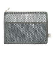 マークス（MARK'S）　メッシュコレクション　フラットポーチ　A5　MSH-PO22-GY　ストーングレー